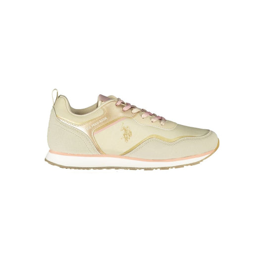 US POLO ASSN. Beige Polyester-Sneaker