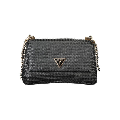 Guess Jeans Schwarze Polyethylen-Damenhandtasche