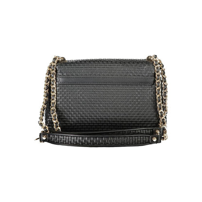 Guess Jeans Schwarze Polyethylen-Damenhandtasche