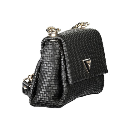 Guess Jeans Schwarze Polyethylen-Damenhandtasche