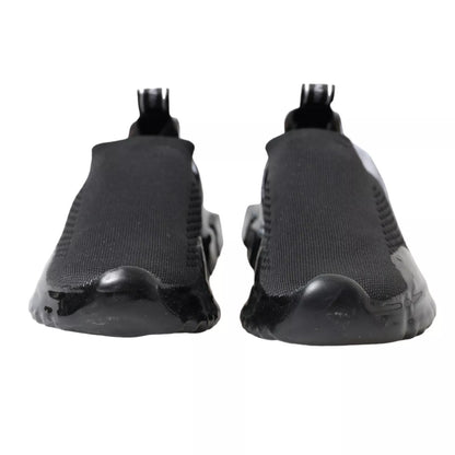 Dolce &amp; Gabbana Black Sorrento Slip On Low Top Sneakers