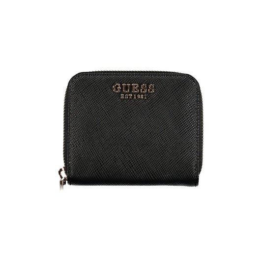 Guess Jeans – Schwarze Polyethylen-Geldbörse