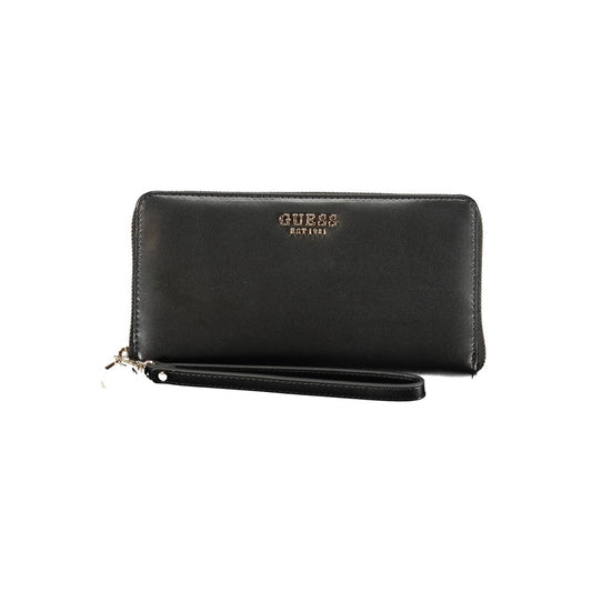 Guess Jeans – Schwarze Polyethylen-Geldbörse