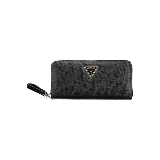 Guess Jeans Schwarze Polyethylen Damen Geldbörse