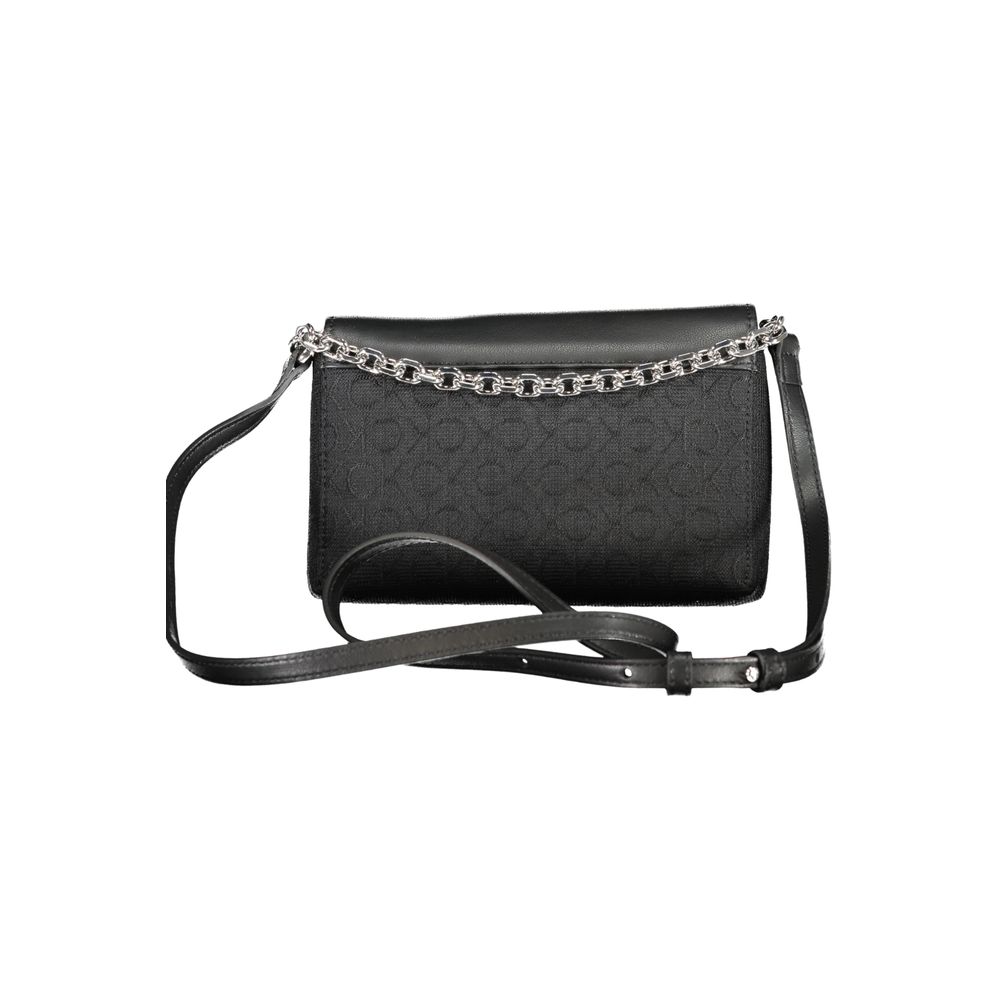 Calvin Klein Schwarze Polyester-Handtasche