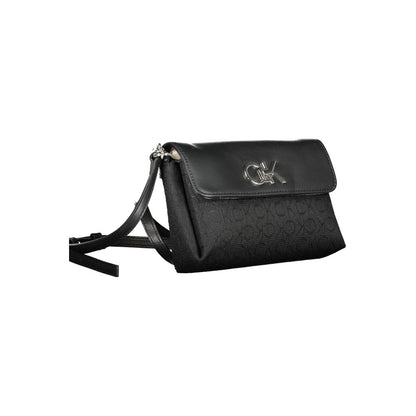 Calvin Klein Schwarze Polyester-Handtasche