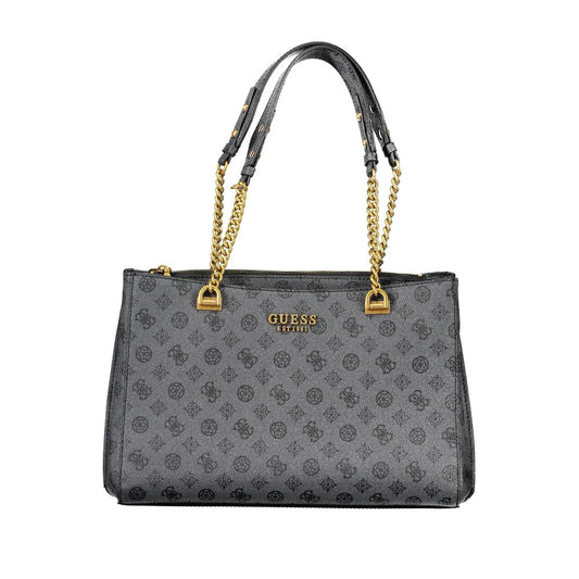 Guess Jeans – Schwarze Polyethylen-Handtasche