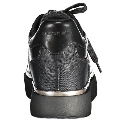 US POLO ASSN. Schwarze Polyester-Damen-Sneaker