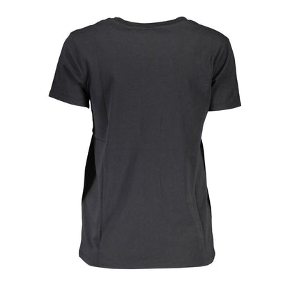 Levi's Schwarzes Baumwoll-T-Shirt für Damen