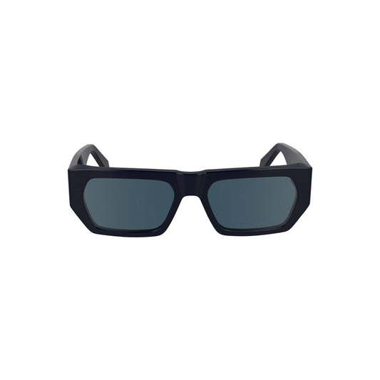 Calvin Klein – Blaue Acetat-Sonnenbrille für Damen