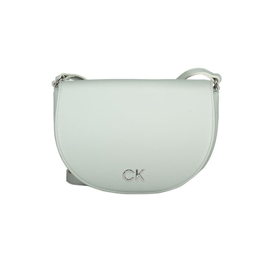 Calvin Klein Hellblaue Polyethylen-Damenhandtasche