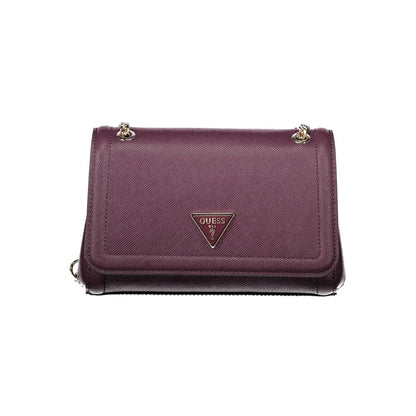 Guess Jeans Lila Polyethylen Damen Handtasche