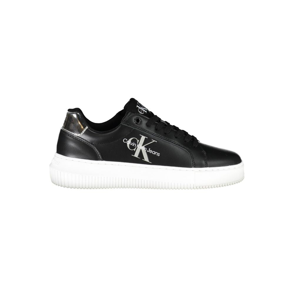 Calvin Klein Damen Sneaker aus schwarzem Polyester