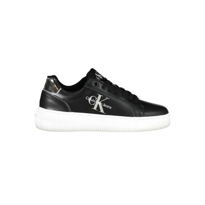 Calvin Klein Damen Sneaker aus schwarzem Polyester