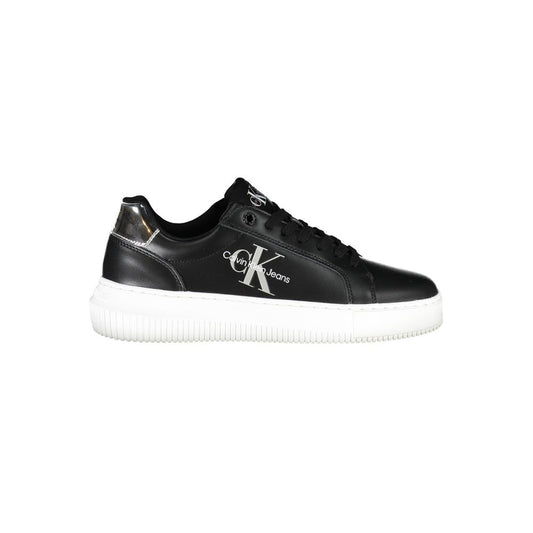 Calvin Klein Damen Sneaker aus schwarzem Polyester