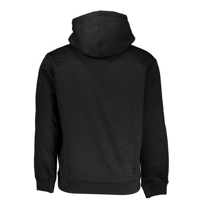 Calvin Klein – Elegantes Fleece-Kapuzensweatshirt in Schwarz