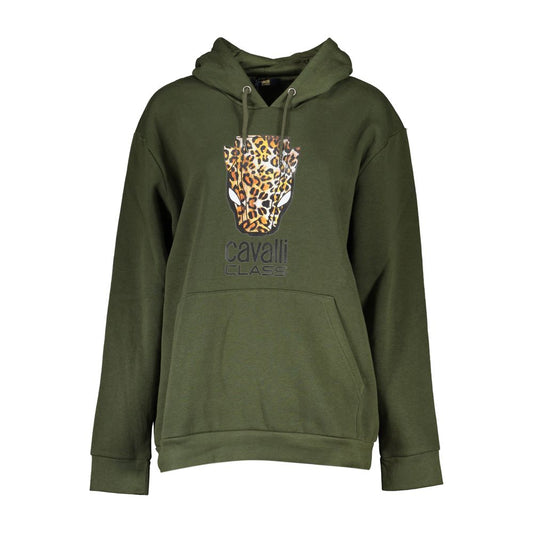 Grüner Baumwollpullover von Cavalli Class