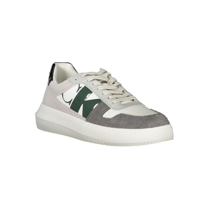 Calvin Klein – Weiße Polyethylen-Sneaker für Herren