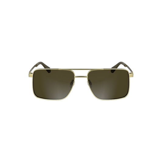 Calvin Klein Gold Metall Herren Sonnenbrille