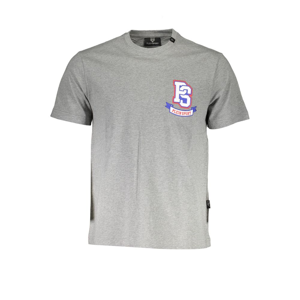 Plein Sport Braunes Baumwoll-T-Shirt für Herren