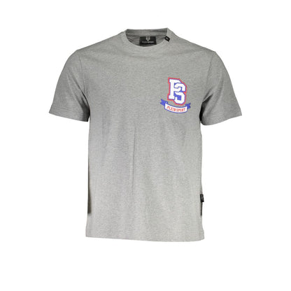 Plein Sport Braunes Baumwoll-T-Shirt für Herren