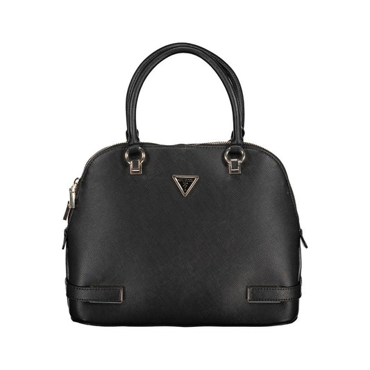 Guess Jeans Schwarze Polyethylen-Damenhandtasche