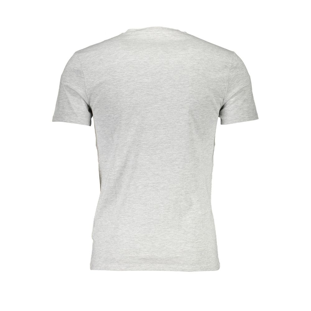 Guess Jeans Graues Baumwoll-T-Shirt für Herren
