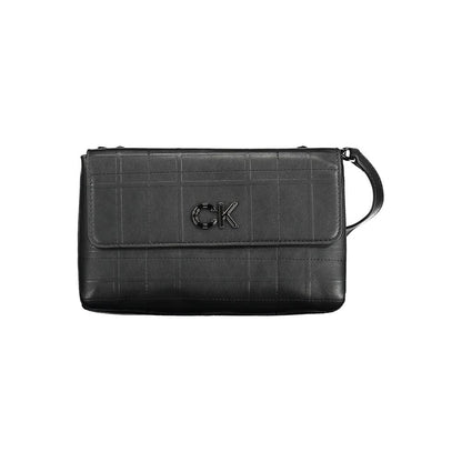 Calvin Klein Schwarze Polyester-Damenhandtasche
