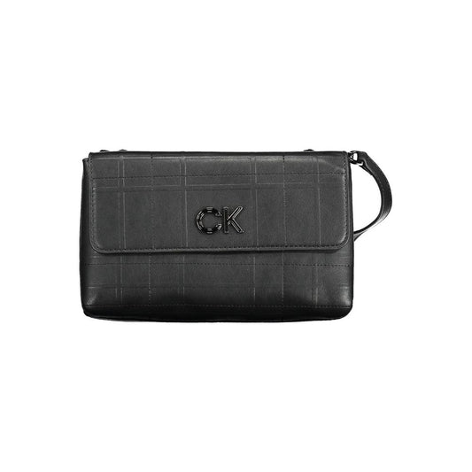 Calvin Klein Schwarze Polyester-Damenhandtasche