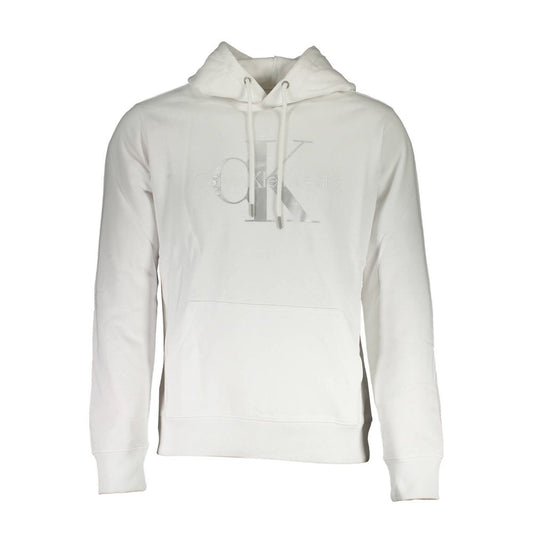 Calvin Klein Weißer Baumwollpullover für Herren