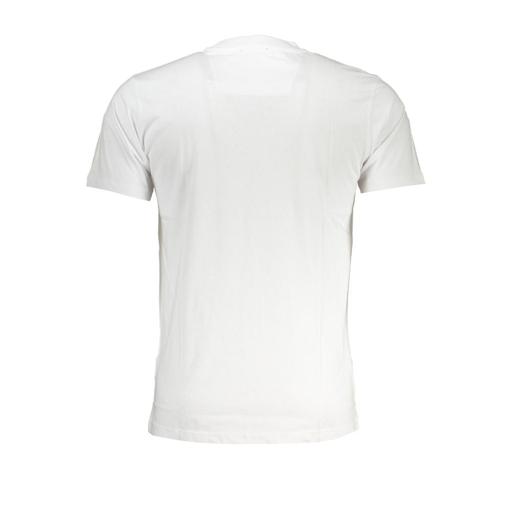 Weißes Baumwoll-T-Shirt der Cavalli Class