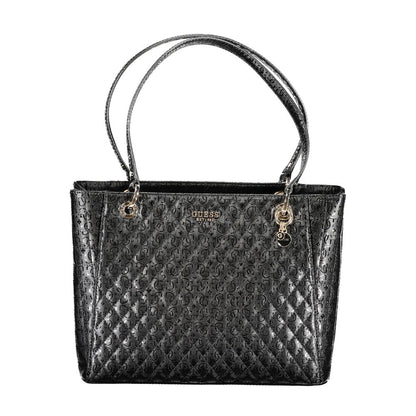Guess Jeans – Schwarze Polyethylen-Handtasche