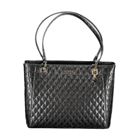 Guess Jeans – Schwarze Polyethylen-Handtasche