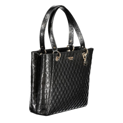 Guess Jeans – Schwarze Polyethylen-Handtasche
