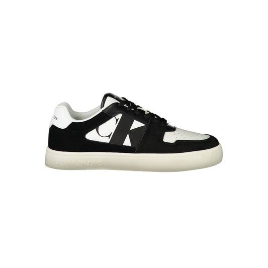 Calvin Klein Herren-Sneaker aus weißem Leder