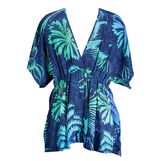 Desigual Blaues Baumwollkleid für Damen