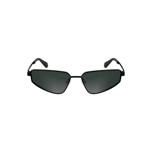 Calvin Klein Damen Sonnenbrille in Schwarz aus Metall