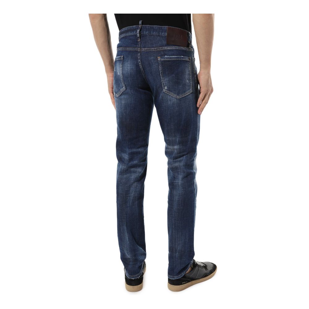 Dsquared² Blaue Jeans und Hose aus Baumwolle