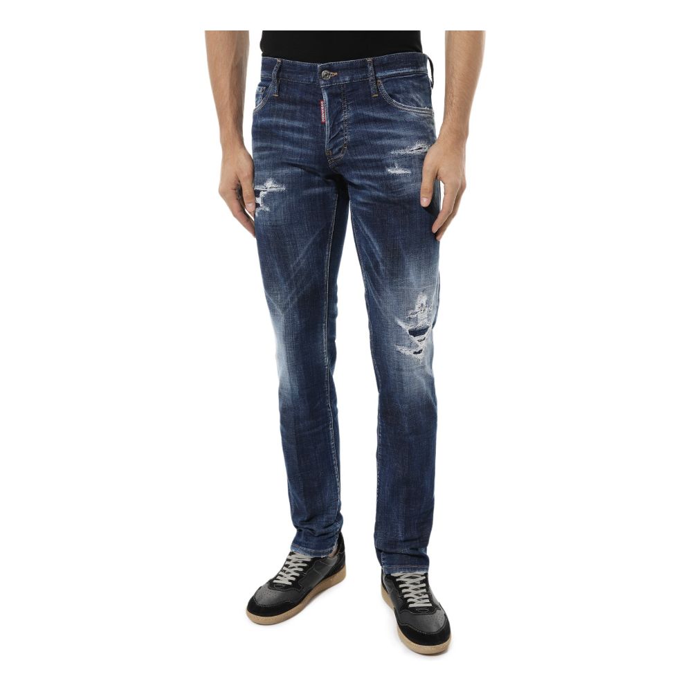 Dsquared² Blaue Jeans und Hose aus Baumwolle