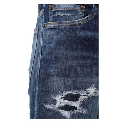 Dsquared² Blaue Jeans und Hose aus Baumwolle