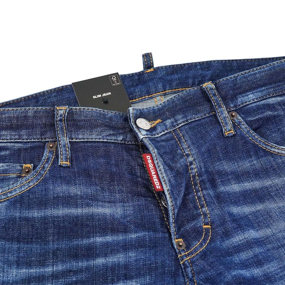Dsquared² Blaue Jeans und Hose aus Baumwolle