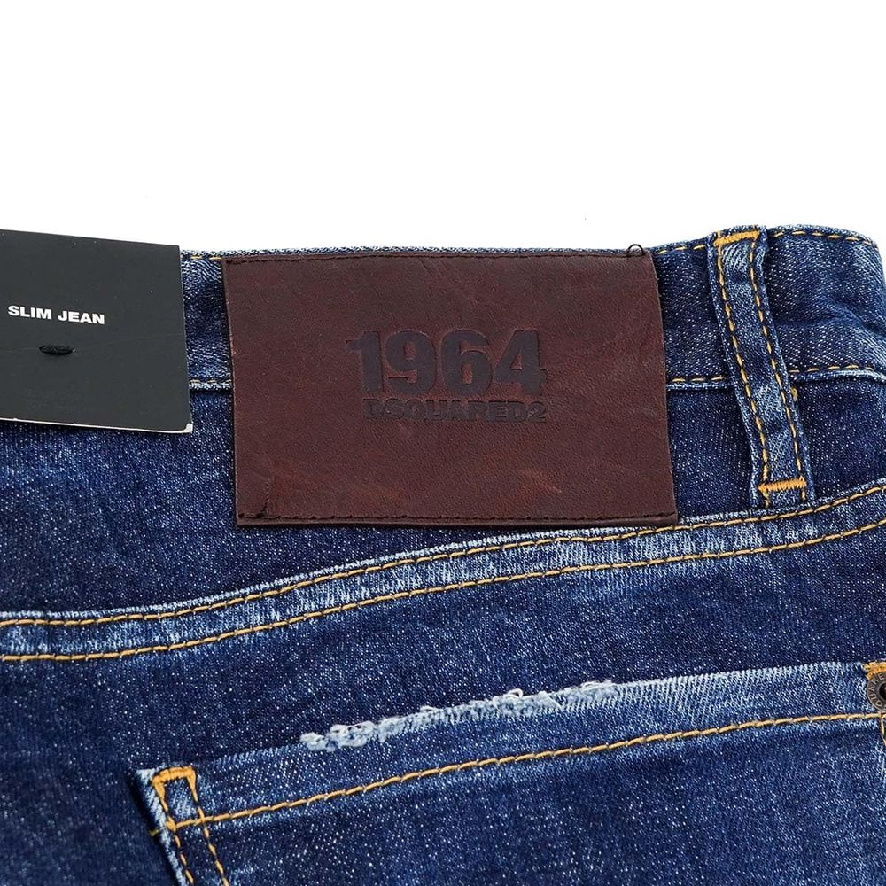 Dsquared² Blaue Jeans und Hose aus Baumwolle
