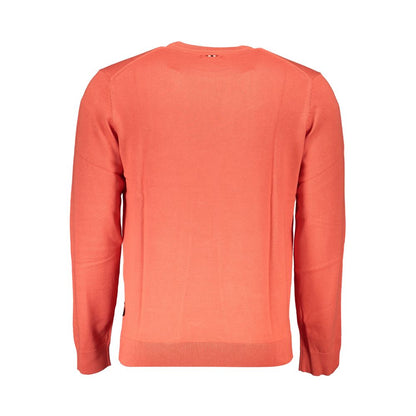 Napapijri Roter Baumwollpullover für Herren