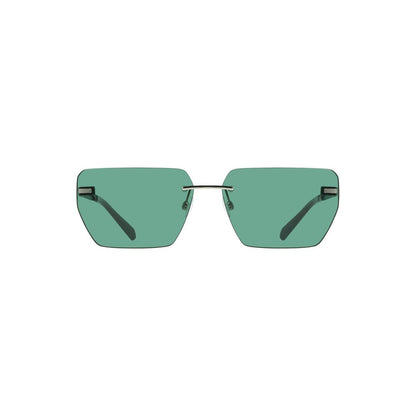 Calvin Klein Grüne Metall Herren Sonnenbrille