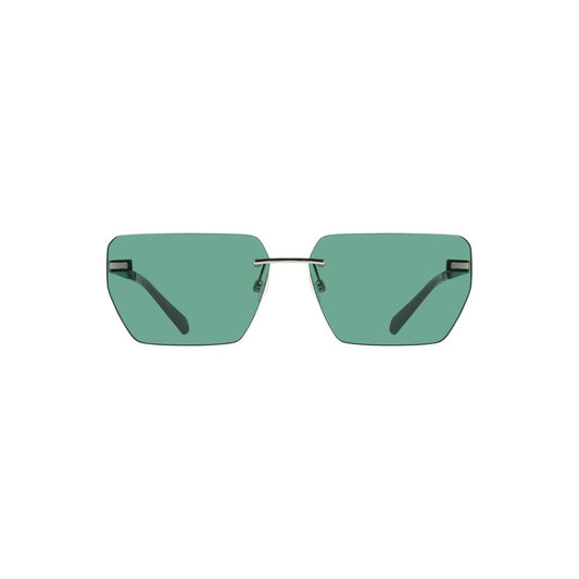 Calvin Klein Grüne Metall Herren Sonnenbrille