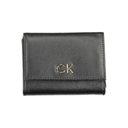 Calvin Klein Schwarze Polyester Damen Geldbörse