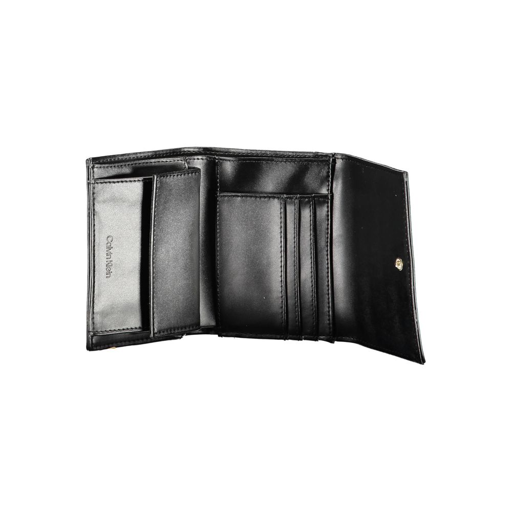 Calvin Klein Schwarze Polyester Damen Geldbörse