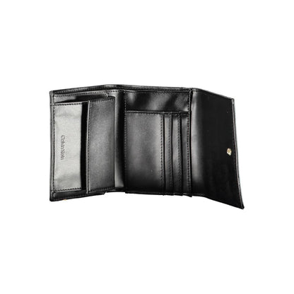 Calvin Klein Schwarze Polyester Damen Geldbörse