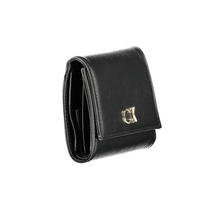 Calvin Klein Schwarze Polyester Damen Geldbörse