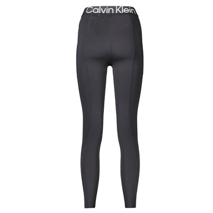 Calvin Klein Schwarze Polyester-Leggings für Damen